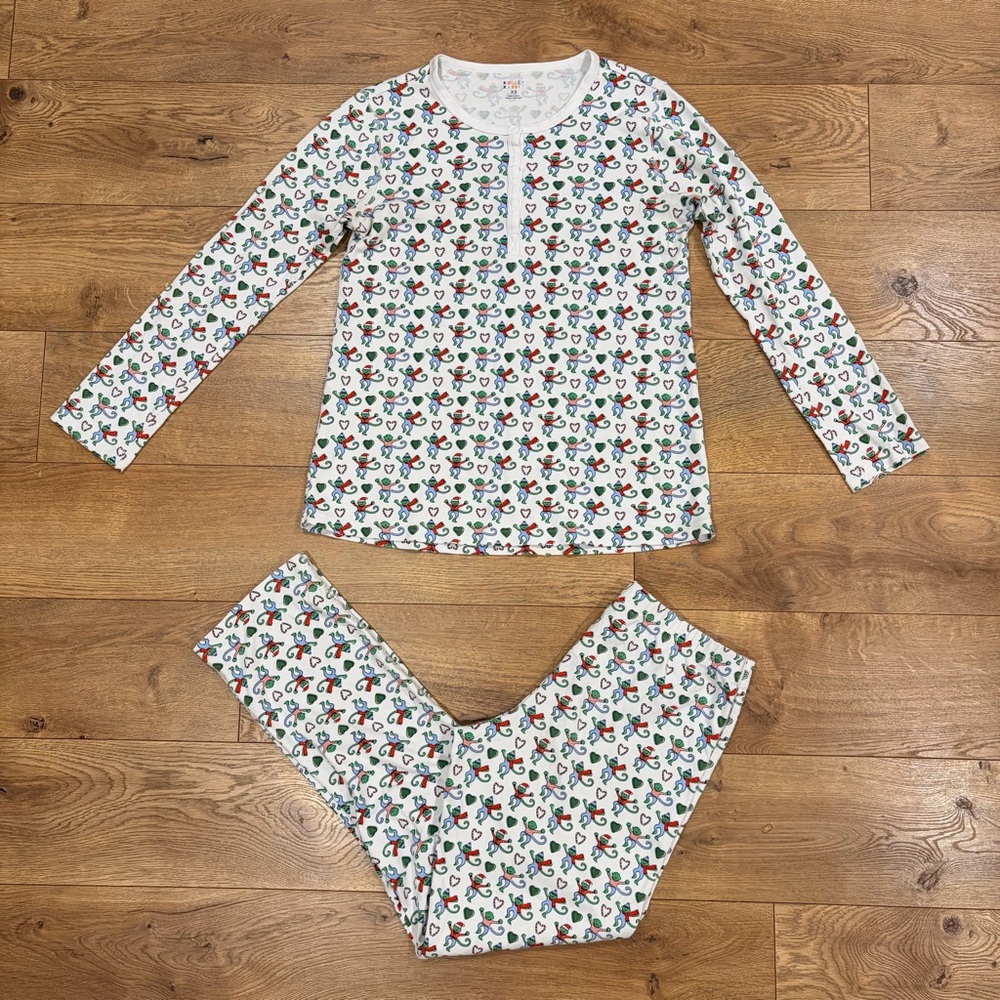 Roller Rabbit Merry Monkey pajama set - Size XS - Picture 2 of 11